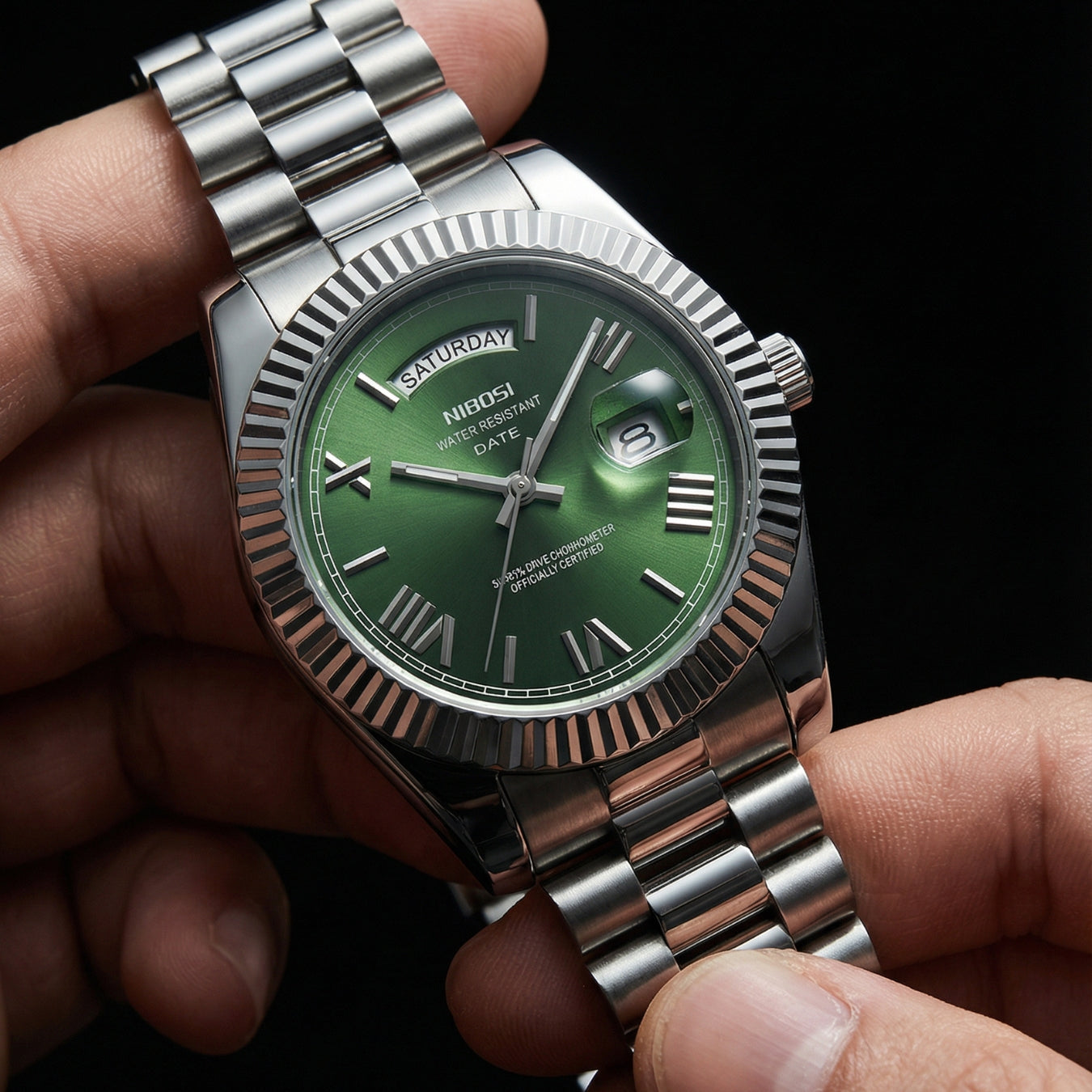 Nibosi® Royale Silver - 40MM