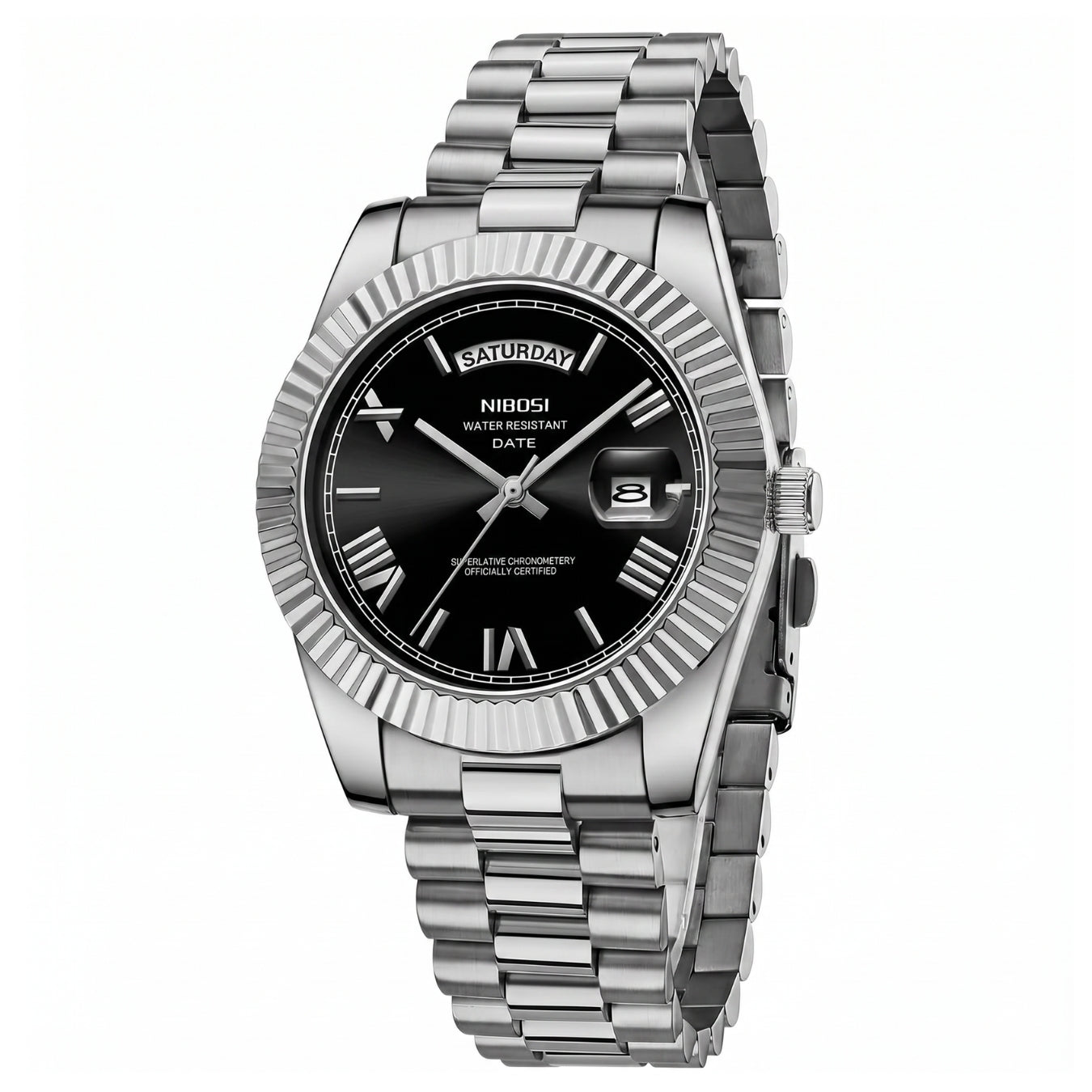 Nibosi® Royale Silver - 40MM