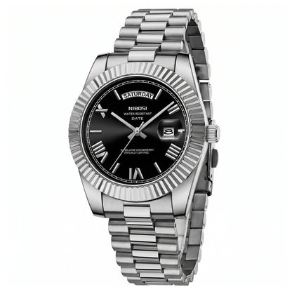 Nibosi® Royale Silver - 40MM