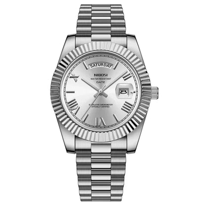Nibosi® Royale Silver - 40MM