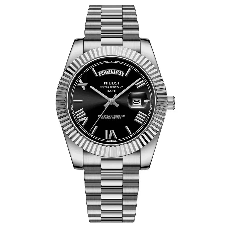 Nibosi® Royale Silver - 40MM